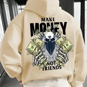 MAKE MONEY NOT FRIENDS Hoodie - NovuRichie